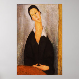 Modigliani - eine polnische Frau Poster