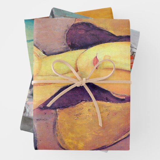 Modigliani Geschenkpapier Set (Beispiel)