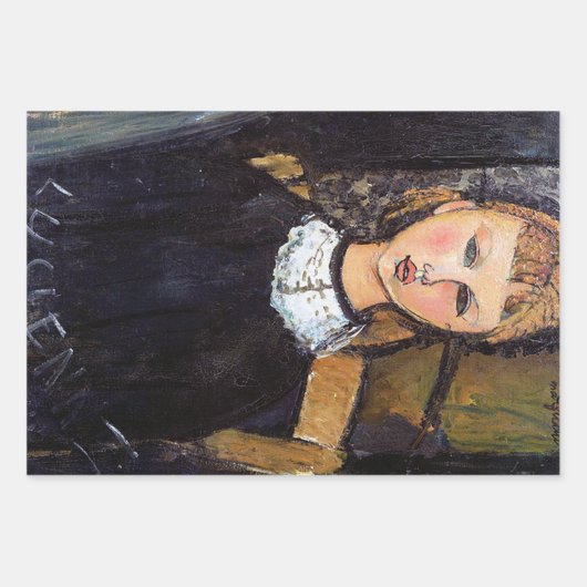 Modigliani Girls Geschenkpapier Set (Vorderseite 3)