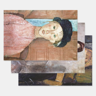 Modigliani Girls Geschenkpapier Set