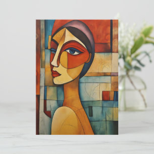 "Modigliani Inspiriert Art Invites" Einladung