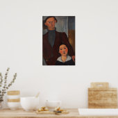 Modigliani - Jacques und Berthe Lipchitz 1917 Poster (Küche)