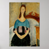 Modigliani - Jeanne Hebuterne 1919 Poster (Vorne)