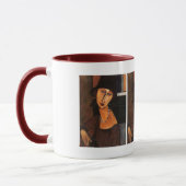 Modigliani - Jeanne Hebuterne mit Hut und Necklace Tasse (Links)