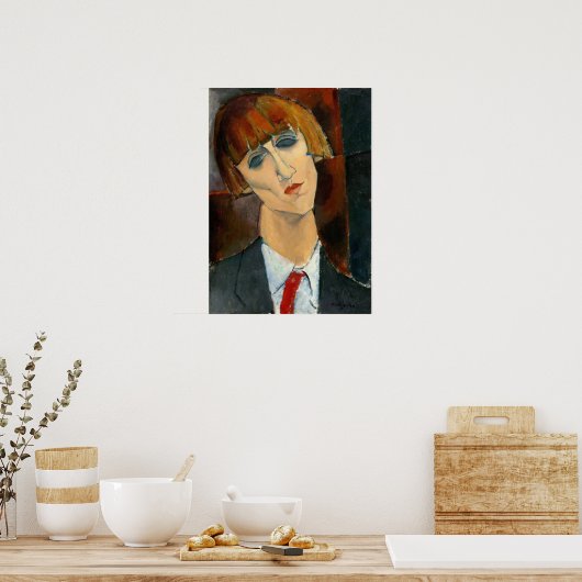 Modigliani - Madame Kisling Poster (Küche)