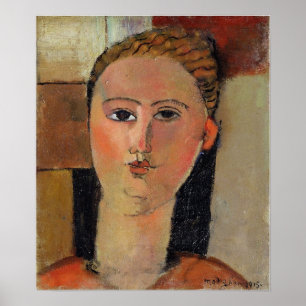 Modigliani - Mädchen mit rotem Haar 1915 Poster