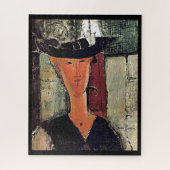 Modigliani - Portrait von Madame Pompadour Puzzle (Vertikal)
