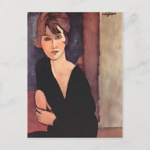 Modigliani Portrait von Madame Reynouard Postkarte