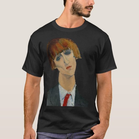 Modigliani Porträt T-Shirt (Vorderseite)