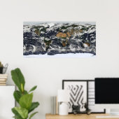 MODIS-Weltkarte Poster (Heimbüro)