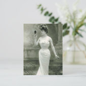 Modisch 1900 postkarte (Stehend Vorderseite)