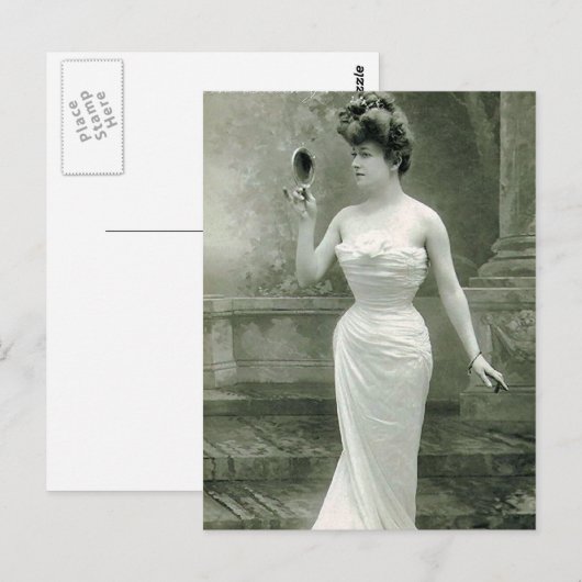 Modisch 1900 postkarte (Vorne/Hinten)