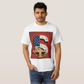 Modisch-American-Dollar-T - Shirt-Design T-Shirt (Vorne ganz)