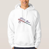 Modisch Baseball Hoodie für Männer (Vorderseite)