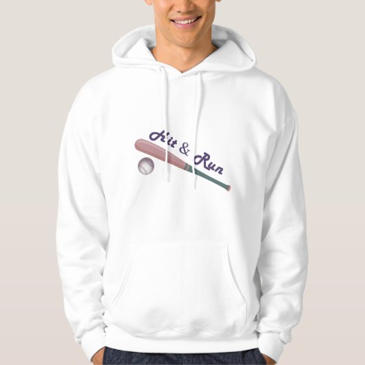 Modisch Baseball Hoodie für Männer (Vorderseite)