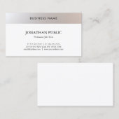 Modisch, einfach, modern und Beruflich angesagt Visitenkarte (Vorne/Hinten)