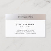 Modisch, einfach, modern und Beruflich angesagt Visitenkarte (Vorderseite)