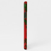 Modisch im Stil von Rot und Grün Fraktal iPhone Hülle (Rechte Seite)