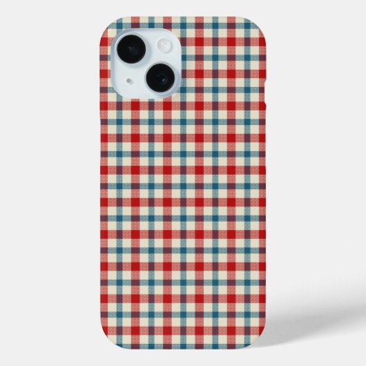 Modisch Kariert Case-Mate iPhone Hülle (Rückseite)