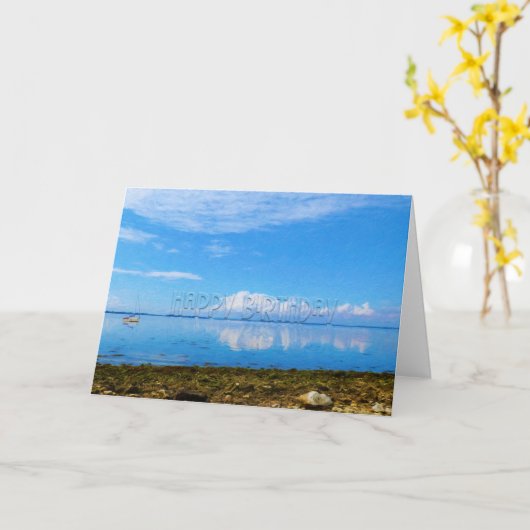 modisch karte (Gelbe Blume)