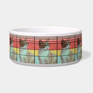 MODISCH LUSTIG SÜßE KATZE VINTAGE NAPF