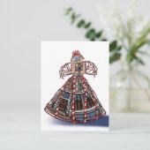 "modisch" postkarte (Stehend Vorderseite)