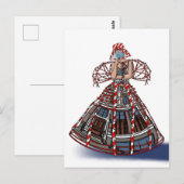 "modisch" postkarte (Vorne/Hinten)