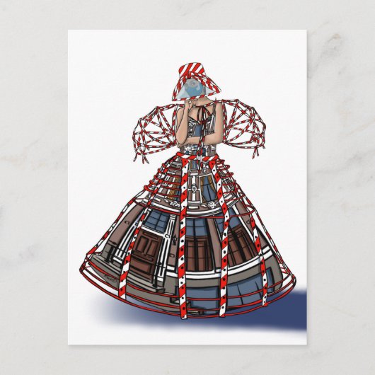 "modisch" postkarte (Vorderseite)