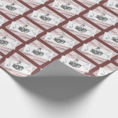 Modisch Vierzig Chic Couture-Geschenkpapier Geschenkpapier (Ecke)
