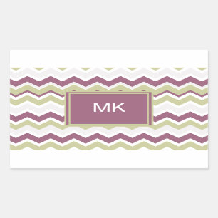 Modische 2013 Farbschablone Rechteckiger Aufkleber