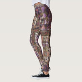 Modische afrikanische abstrakte Stämme Leggings (Links)