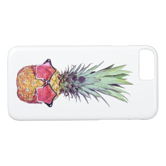 Modische Ananas Case-Mate iPhone Hülle (Rückseite (Horizontal))