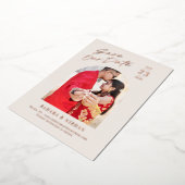 Modische Arch FOIL benutzerdefinierte Farbkarte Sa Folieneinladung (Gedreht)