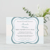 Modische Baby-Widmungs-Taufeinladung Einladung (Stehend Vorderseite)