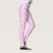 Modische Berufliche Business Custom Pink Leggings (Rechts)