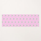 Modische Berufliche Business Custom Pink Yogamatte (Vorderseite (Horizontal))