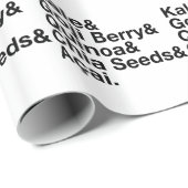 Modische Biokost Geschenkpapier (Rolleneckpunkt)