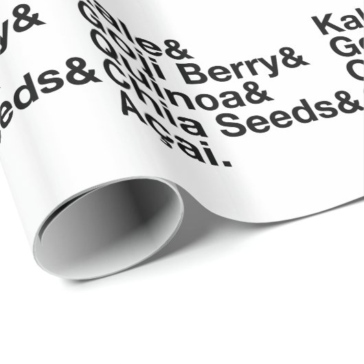 Modische Biokost Geschenkpapier (Rolleneckpunkt)