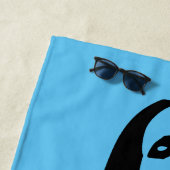 Modische Black Dancing Girl Silhouette Strandtuch (Beispiel)