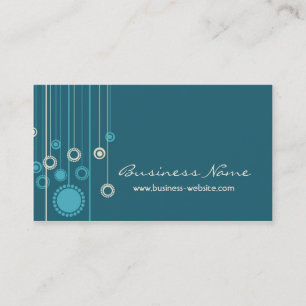 Modische Blumenmuster-Visitenkarte Visitenkarte