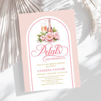 Modische Blüten und Prosecco-Roségold-Feier