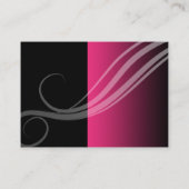 Modische bunte Friseursalon-Visitenkarten Visitenkarte (Rückseite)