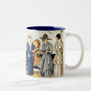 modische Damen Zweifarbige Tasse