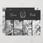 Modische Einladung (Vorne/Hinten)