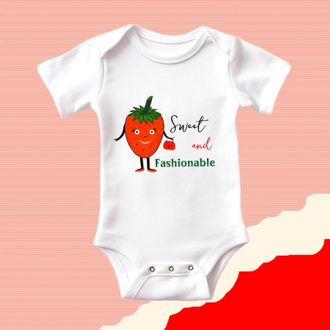 Modische Erdbeere Baby Strampler (Von Creator hochgeladen)