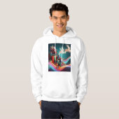 # modische Fans: Männer hoodie mit schönem Druck (Vorne ganz)