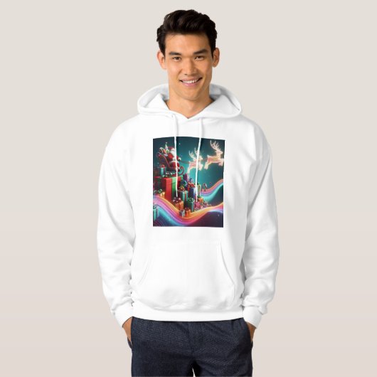 # modische Fans: Männer hoodie mit schönem Druck (Vorne ganz)