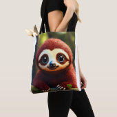 # modische Fans: Tasche mit niedlichem Affenprint (Von Nahem)