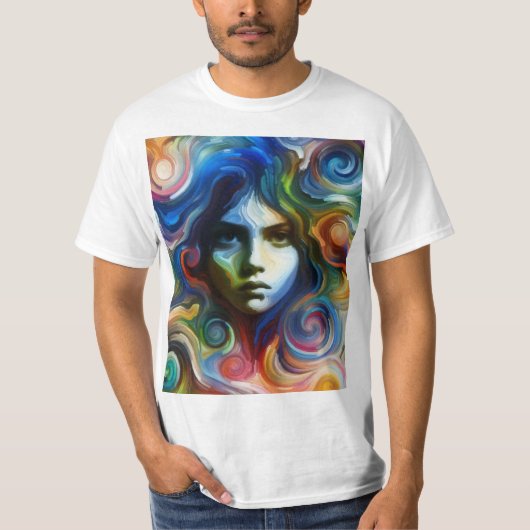 # modische Fans: weißes Hemd für Männer T-Shirt (Vorderseite)