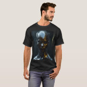 # modische fas: schwarzer T - Shirt für Männer. (Vorne ganz)